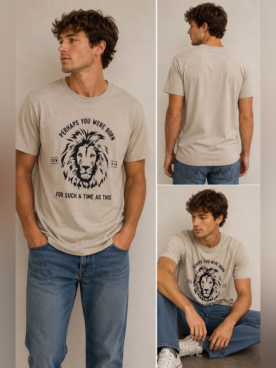The Anastasia Co. Other - Anastasia Beige Lion Print Tee